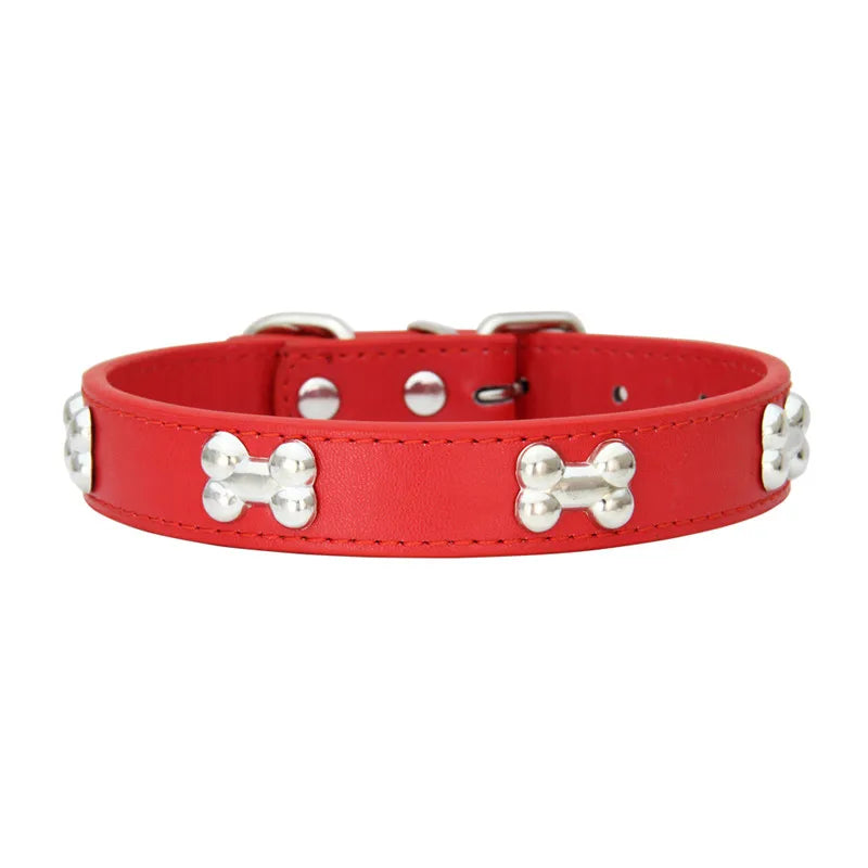 Durable Leather Dog Collars with Personalized Features - Smarsty