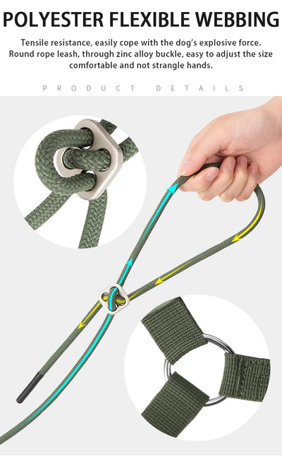 Adjustable Reflective Dog Harness Leash Set for Small Dogs - Smarsty