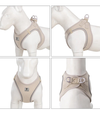 Adjustable Reflective Dog Harness Leash Set for Small Dogs - Smarsty
