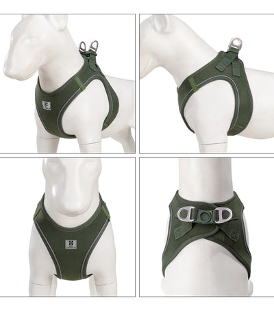 Adjustable Reflective Dog Harness Leash Set for Small Dogs - Smarsty