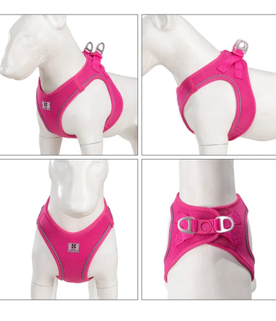 Adjustable Reflective Dog Harness Leash Set for Small Dogs - Smarsty