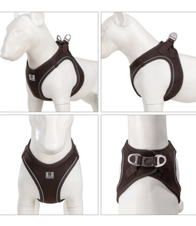 Adjustable Reflective Dog Harness Leash Set for Small Dogs - Smarsty