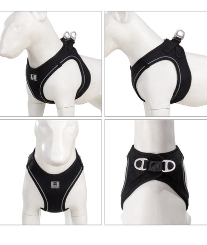 Adjustable Reflective Dog Harness Leash Set for Small Dogs - Smarsty
