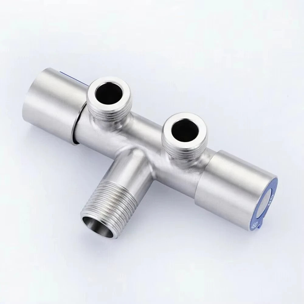 Dual Control Stainless Steel Bathroom Faucet for Easy Use - Smarsty