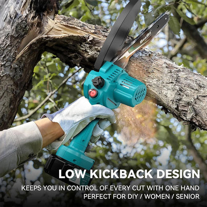 SEESII 8 Inch Mini Cordless Chainsaw Kit for Easy Pruning - Smarsty