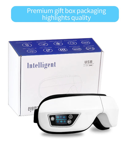 6D Smart Eye Massager with Bluetooth Music Relaxation - Smarsty