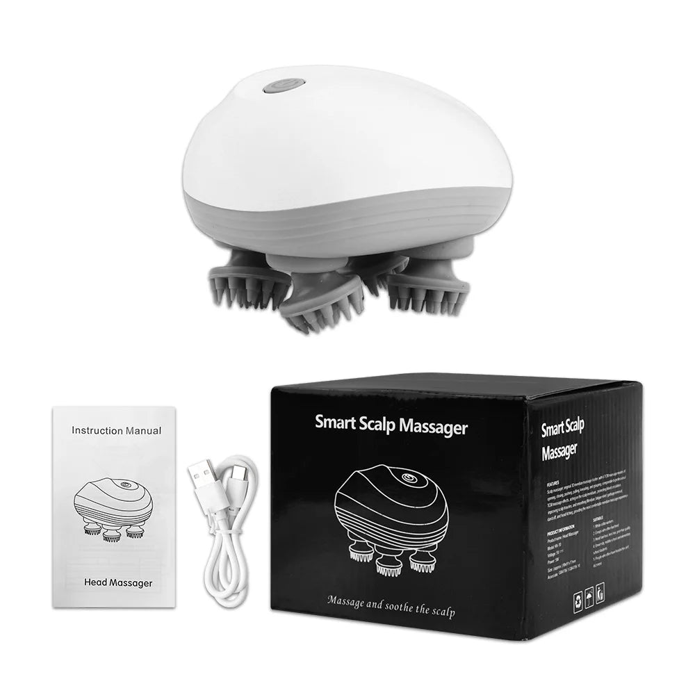 Electric Head Scalp Massager for Deep Relaxation - Smarsty