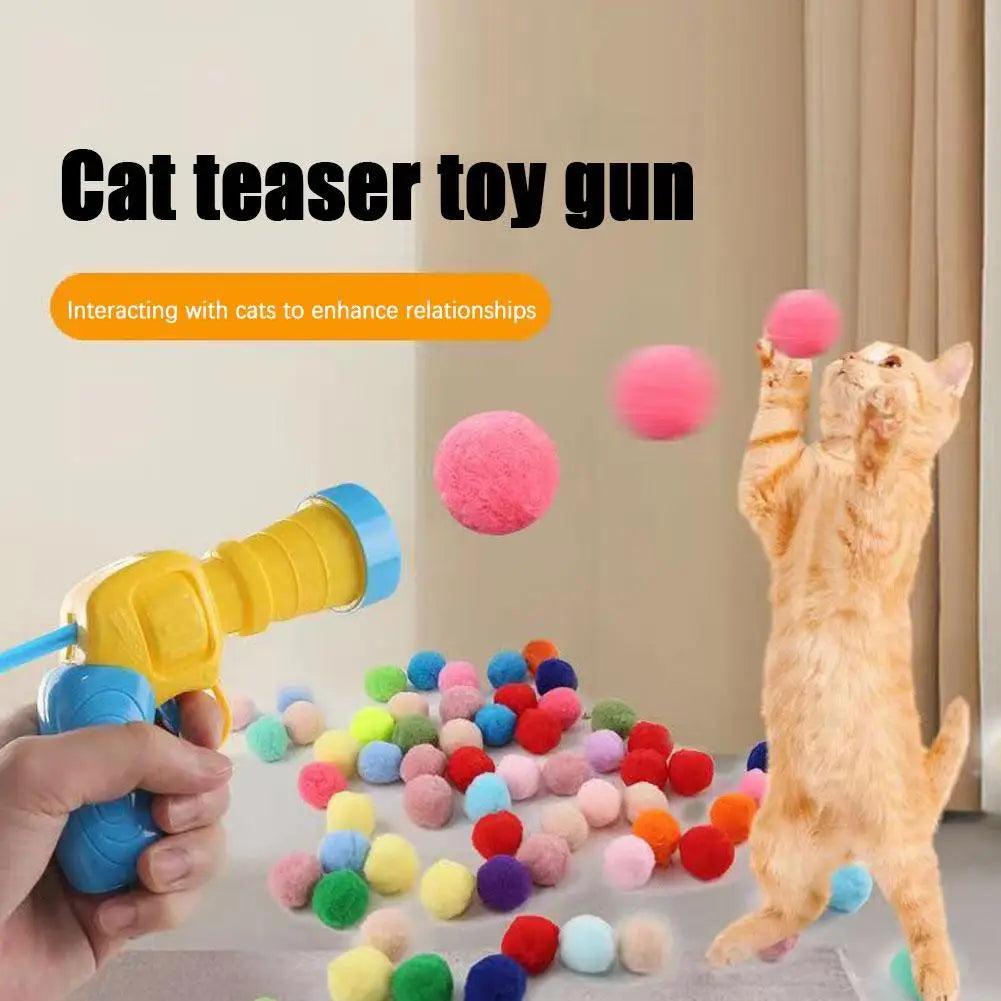 Interactive Cat Toy Ball Launcher for Fun Training - Smarsty