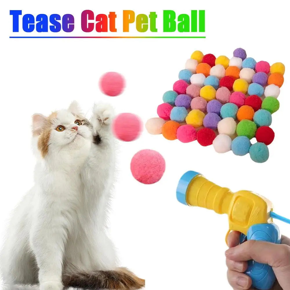 Interactive Cat Toy Ball Launcher for Fun Training - Smarsty