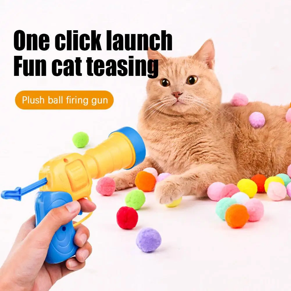 Interactive Cat Toy Ball Launcher for Fun Training - Smarsty