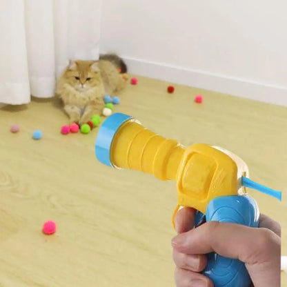 Interactive Cat Toy Ball Launcher for Fun Training - Smarsty