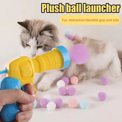 Interactive Cat Toy Ball Launcher for Fun Training - Smarsty