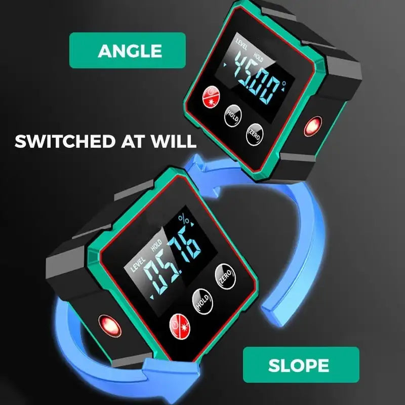 Laser Digital Protractor Inclinometer with Magnetic Base - Smarsty