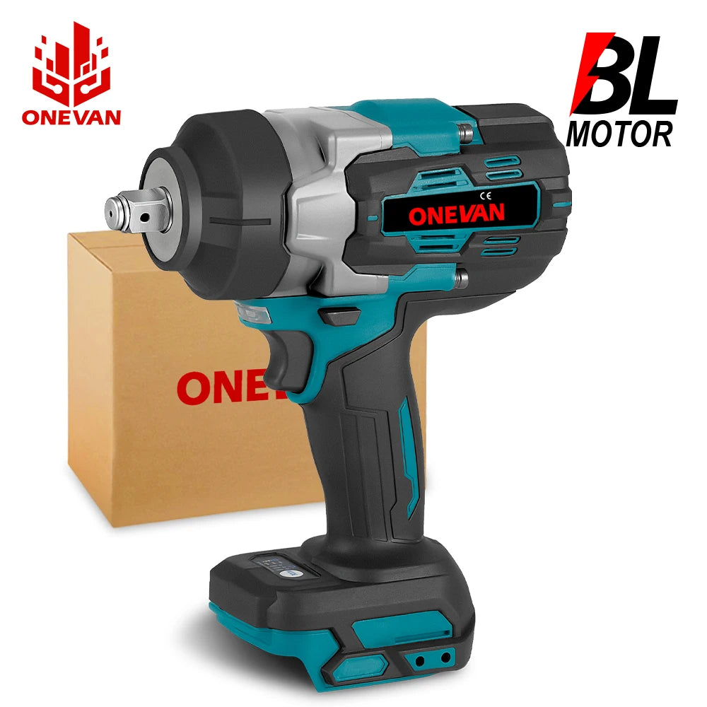 ONEVAN Brushless Electric Impact Wrench 2800N.M Torque - Smarsty