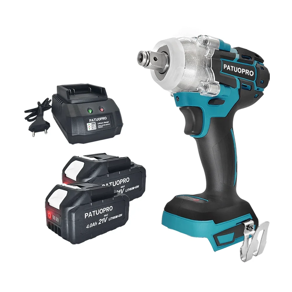 500N.m Brushless Cordless Impact Wrench for Home DIY - Smarsty