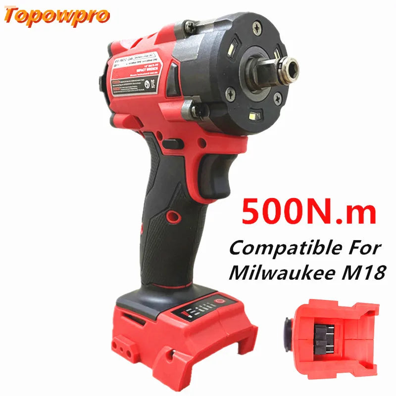 Electric Cordless Wrench Brushless Screwdriver High Torque Tool - Smarsty