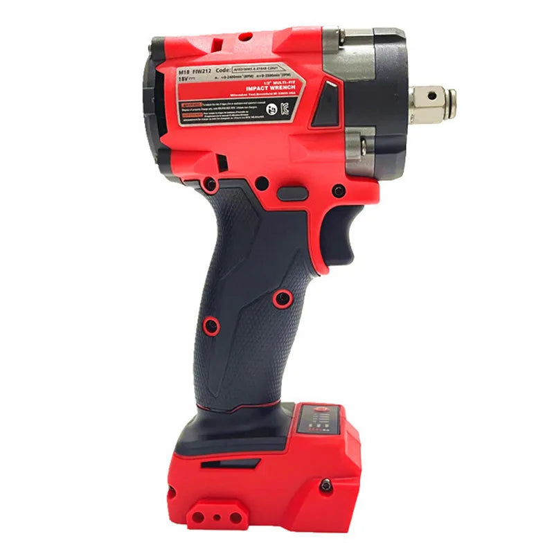 Electric Cordless Wrench Brushless Screwdriver High Torque Tool - Smarsty