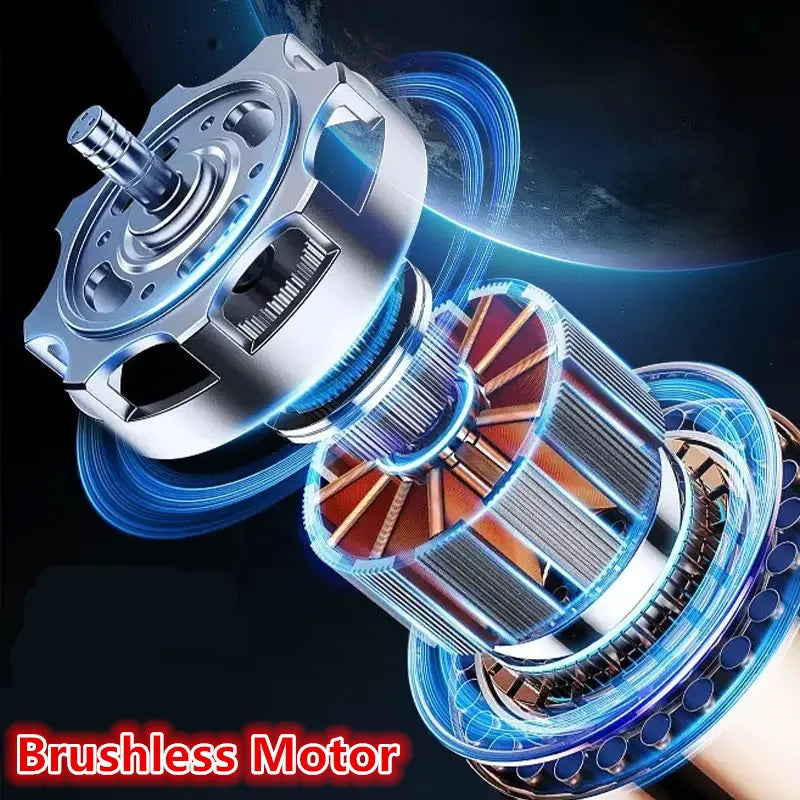 Electric Cordless Wrench Brushless Screwdriver High Torque Tool - Smarsty