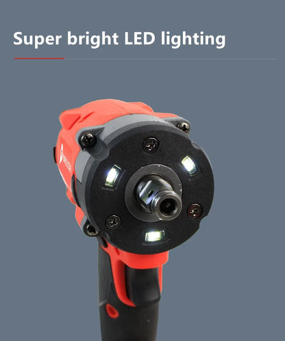 Electric Cordless Wrench Brushless Screwdriver High Torque Tool - Smarsty