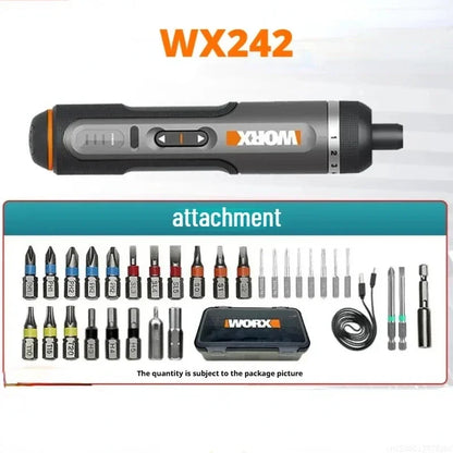 Worx 4V Cordless Electric Screwdriver Set for Home Repairs - Smarsty