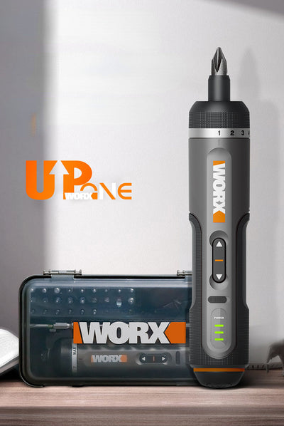 Worx 4V Smart Cordless Screwdriver Set with 30 Bits - Smarsty