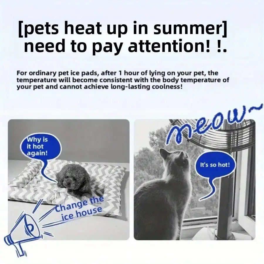 Summer Cooling Cat and Dog Ice House Bed - Smarsty