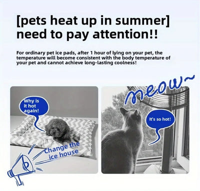 Summer Cooling Cat and Dog Ice House Bed - Smarsty