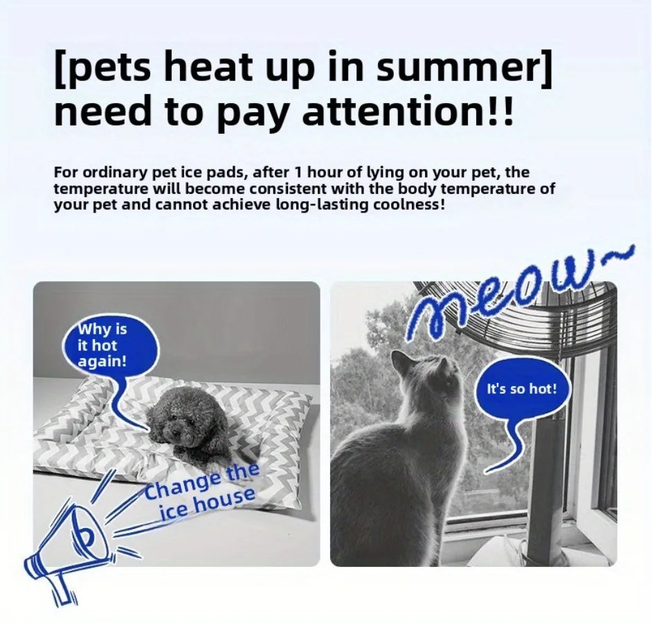 Summer Cooling Cat and Dog Ice House Bed - Smarsty