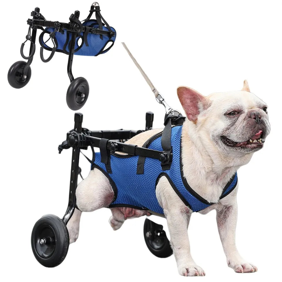 Adjustable Dog Wheelchair Cart for Enhanced Mobility - Smarsty