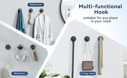 Extra Sticky Stainless Steel Towel Hooks for Space Saving - Smarsty