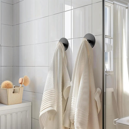 Extra Sticky Stainless Steel Towel Hooks for Space Saving - Smarsty