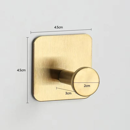 Extra Sticky Stainless Steel Towel Hooks for Space Saving - Smarsty
