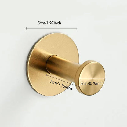 Extra Sticky Stainless Steel Towel Hooks for Space Saving - Smarsty