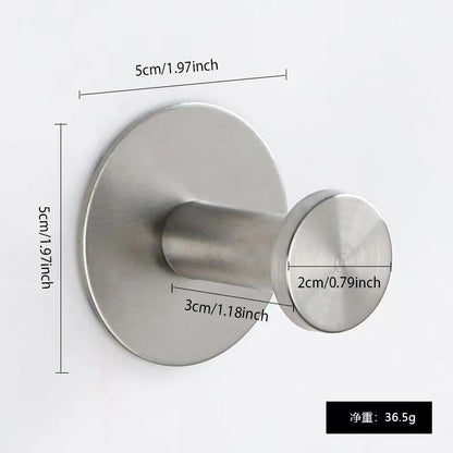 Extra Sticky Stainless Steel Towel Hooks for Space Saving - Smarsty