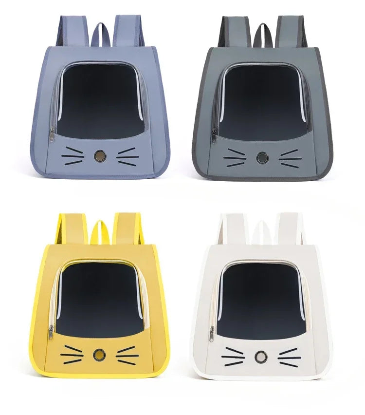 Breathable Cat Carrier Backpack for Outdoor Travel - Smarsty