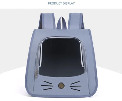 Breathable Cat Carrier Backpack for Outdoor Travel - Smarsty