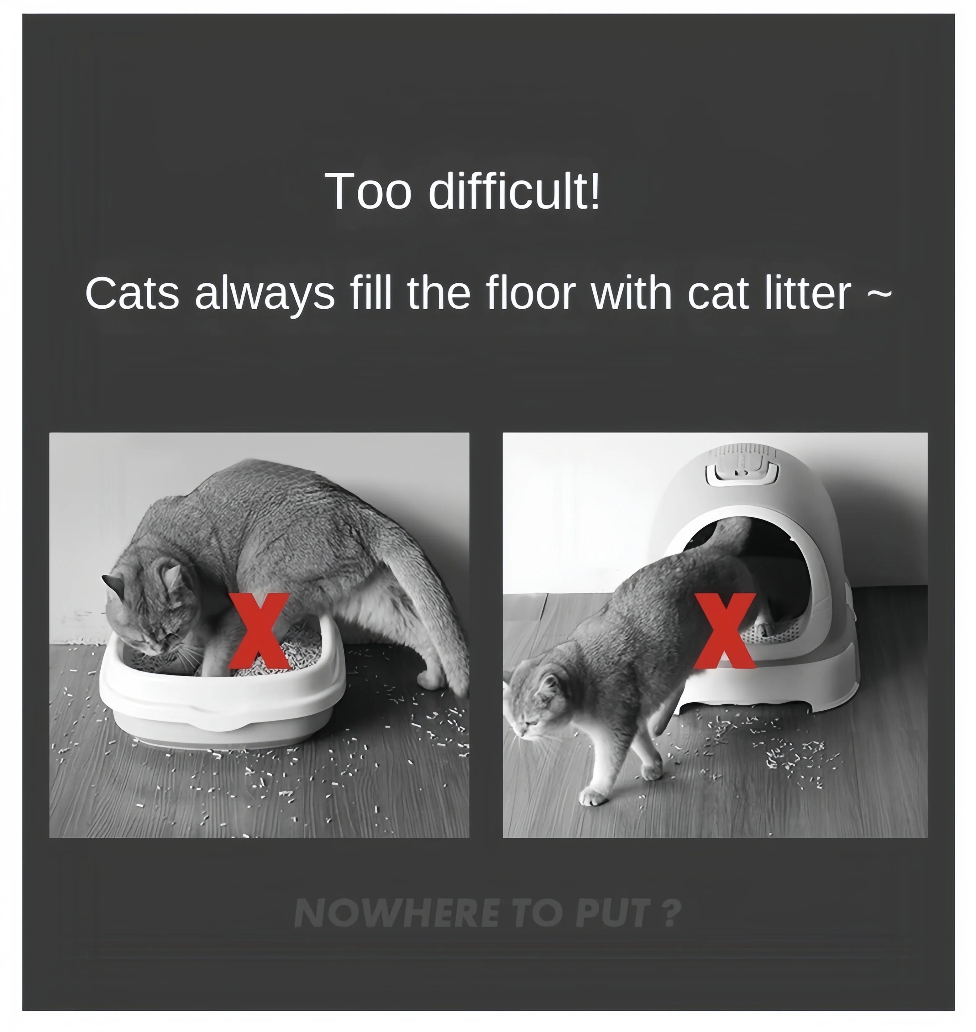 Waterproof Cat Litter Mat with Non Slip Design - Smarsty