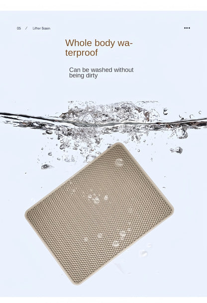 Waterproof Cat Litter Mat with Non Slip Design - Smarsty