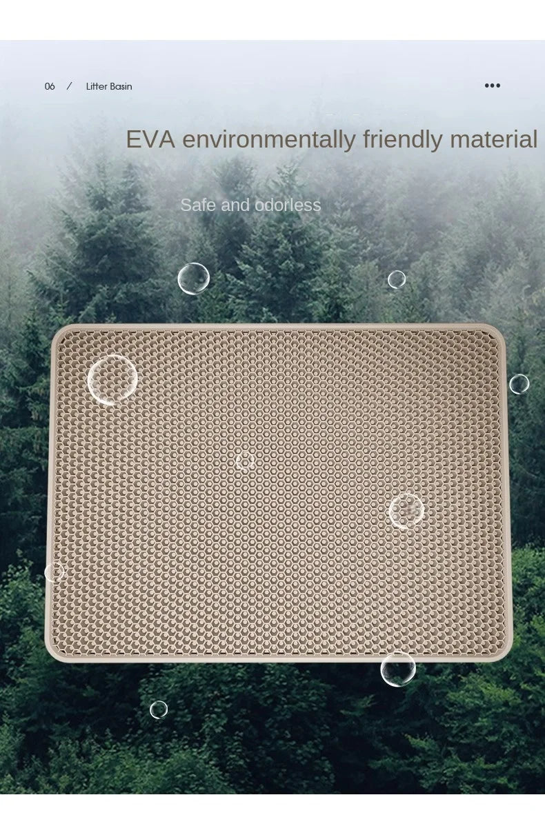 Waterproof Cat Litter Mat with Non Slip Design - Smarsty