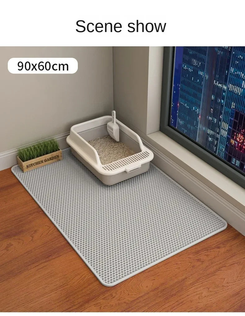 Waterproof Cat Litter Mat with Non Slip Design - Smarsty