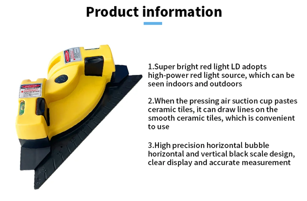 90 Degree Infrared Laser Level for Accurate Measurement - Smarsty