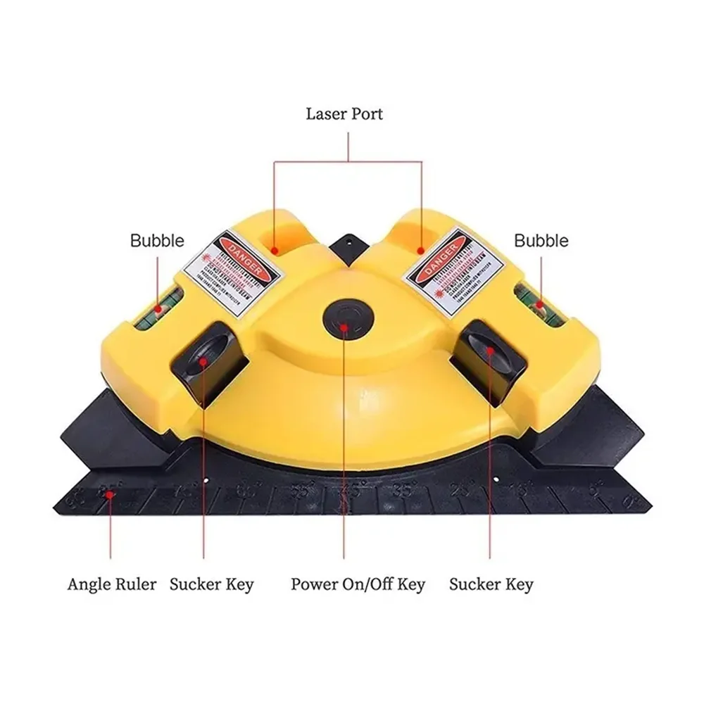 90 Degree Infrared Laser Level for Accurate Measurement - Smarsty