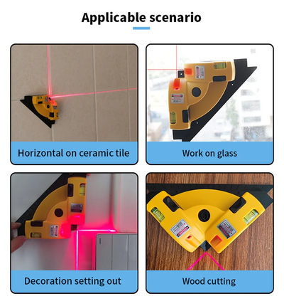 90 Degree Infrared Laser Level for Accurate Measurements - Smarsty