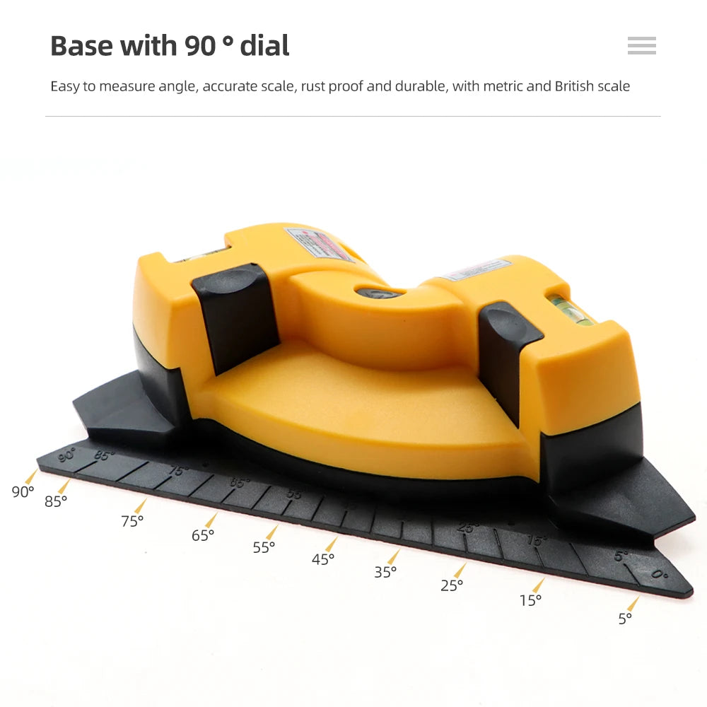90 Degree Laser Level Portable Angle Gauge for Accurate Home Decoration - Smarsty