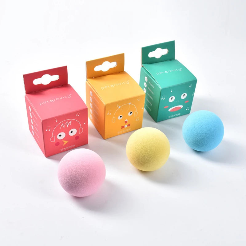 Interactive Catnip Squeaky Ball Toy for Kittens - Smarsty