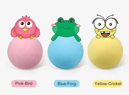 Interactive Catnip Squeaky Ball Toy for Kittens - Smarsty
