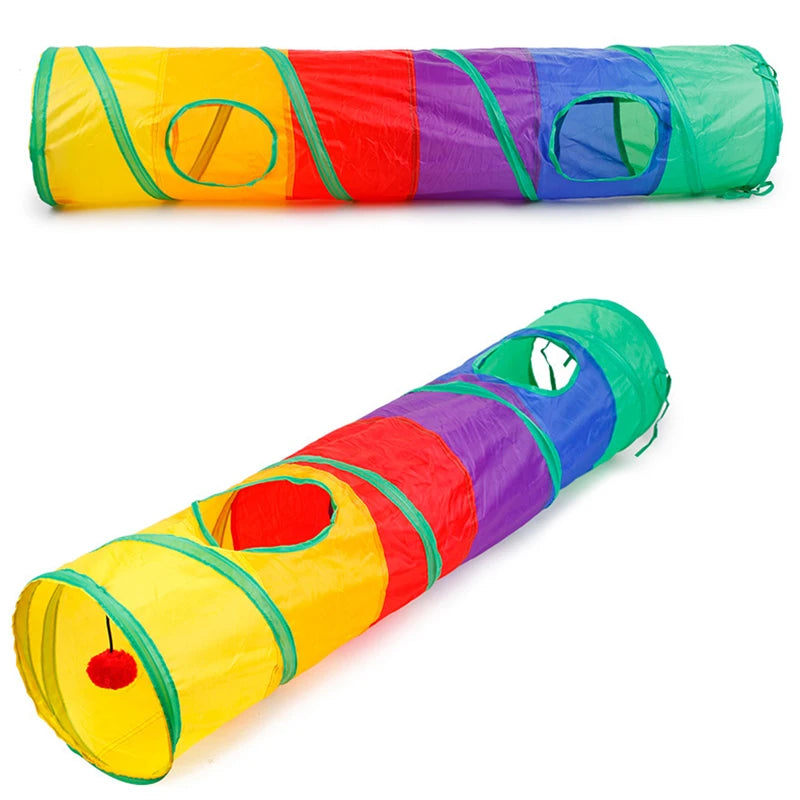 Collapsible Cat Tunnel Tube for Indoor Outdoor Play - Smarsty