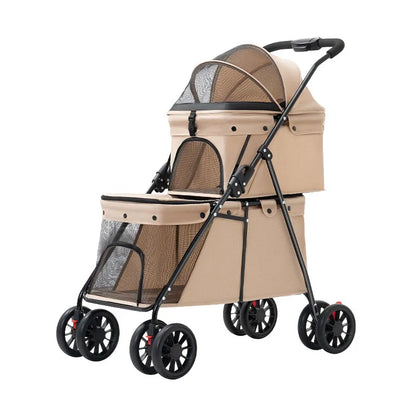 Double Pet Stroller for Small and Medium Dogs - Smarsty