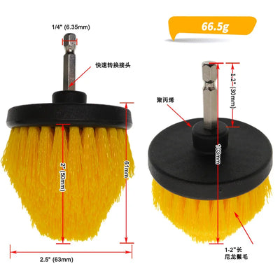 Electric Drill Brush for Powerful Car Cleaning - Smarsty