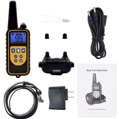 Rechargeable Electric Dog Training Collar with LCD Display - Smarsty